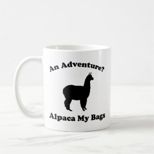 ¿Una Aventura? Alpaca Mis Bolsas Taza de Café