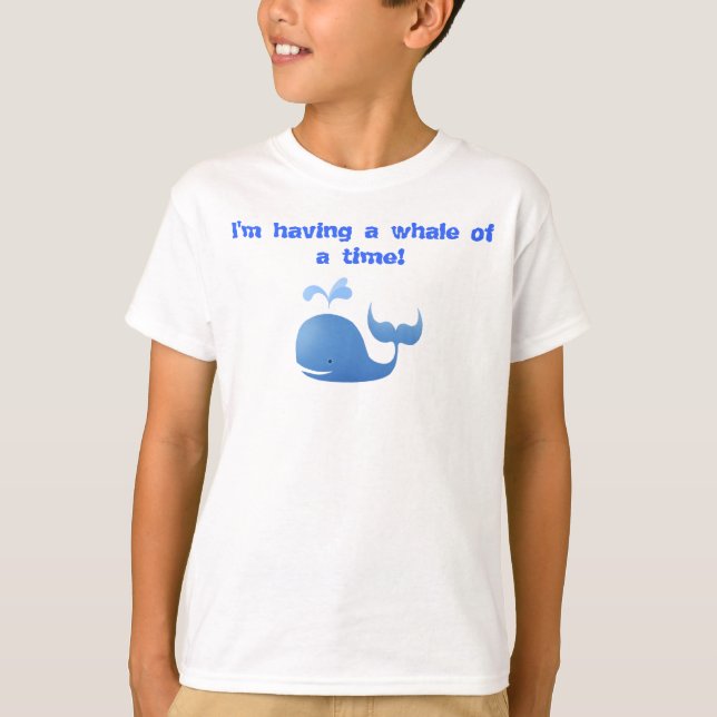 Una ballena de una camiseta del tiempo (Anverso)