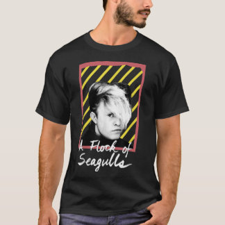 Una bandada de gaviotas - Camiseta con franjas de