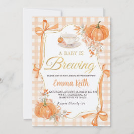 Una Bebé Está En Preparación Invitación para Baby