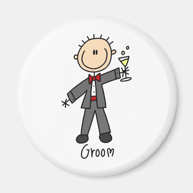 Una Bebida Para El Imán Groom (Frente)