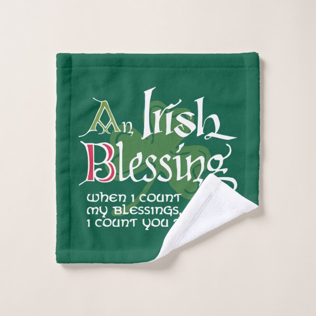 Una bendición irlandesa (Toallita)