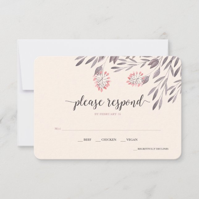 Una boda de ensueño de verano RSVP v2 (Anverso)