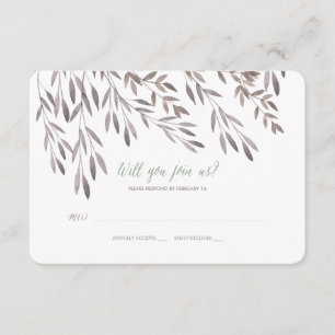 Una boda de flores silvestres RSVP