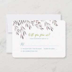 Una boda de flores silvestres RSVP por Jerrah