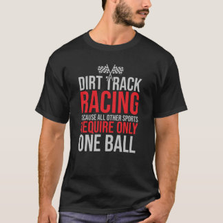 Una Bola | Camiseta Divertida de Carreras para Hom