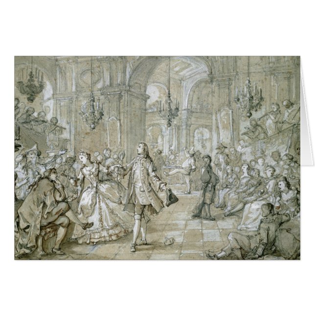 Una bola de mascarada (Anverso (Horizontal))