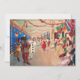 Una bola enmascarada en un barco   Victor Gabriel 