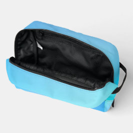 Una bolsa con gradiente de tonos de azul desvaneci