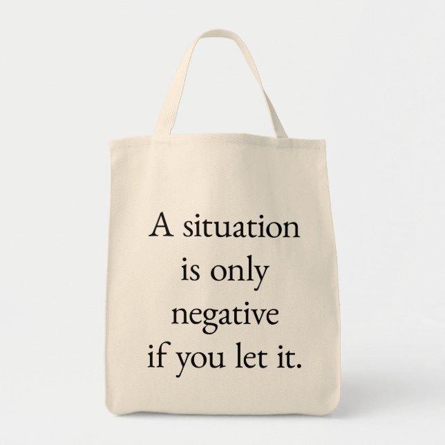 Una bolsa de comestibles de la situación (Frente)