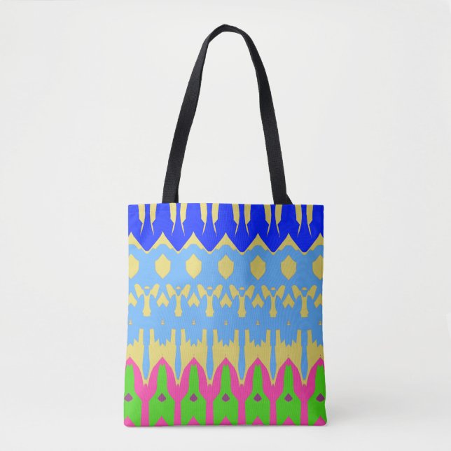 Una bolsa de mano con estampado multicolor sin cos (Anverso)