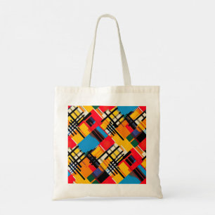 una bolsa de puntas en un patrón de abstracción