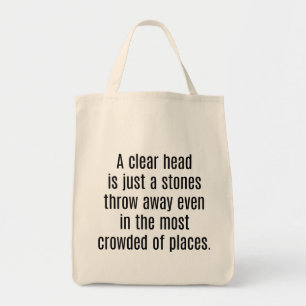 Una bolsa de tocador de cabeza clara