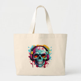 Una bolsa grande de DJ POP ART CRÁNEO