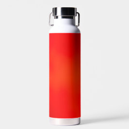 Una botella de agua de acero inoxidable con un dis