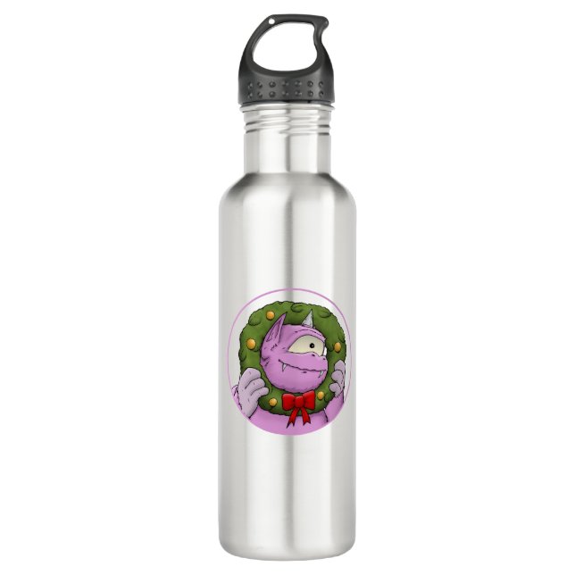 Una botella milagrosa de Navidades monstruo (Anverso)