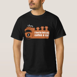 Una Buenos Días Comienza Con Café Y Camiseta De Ga