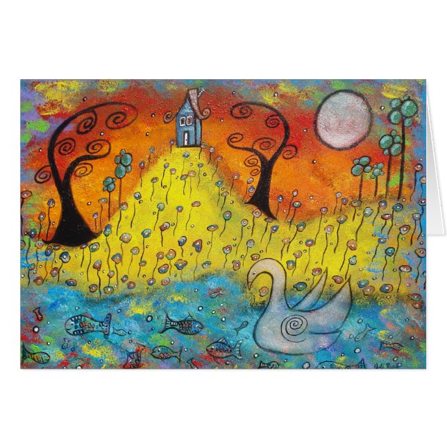 Una cabaña en la colina (Anverso (Horizontal))