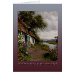 Una cabaña en Riverside por Louis Aston Knight