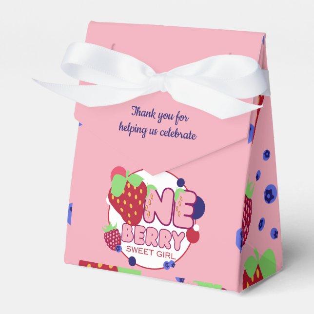 Una caja de favores del partido Berry Sweet Chica (Front Side)