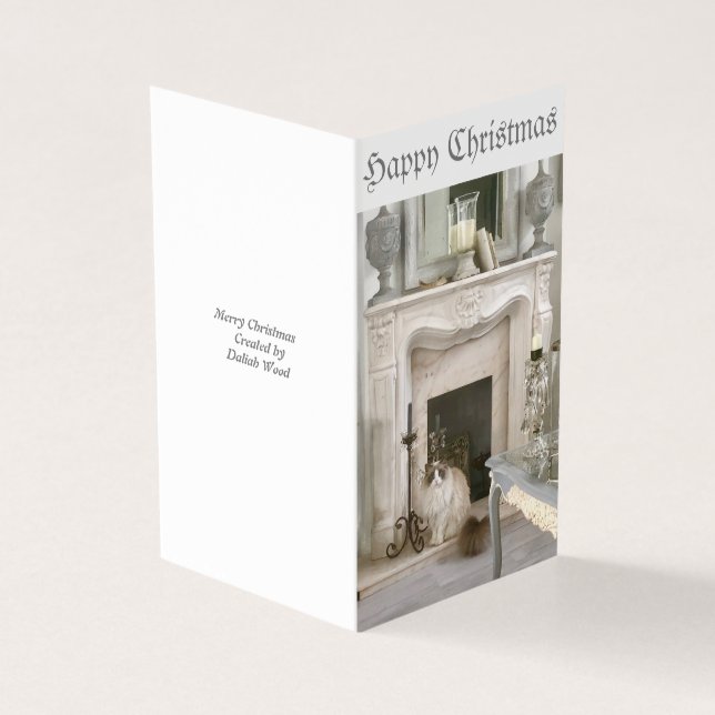 Una caja de tarjetas de Navidades chic y chic (Exterior)