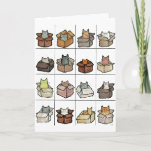 Una caja para cada tarjeta de felicitación del