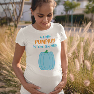 Una Calabaza Está En Camino De La Camiseta