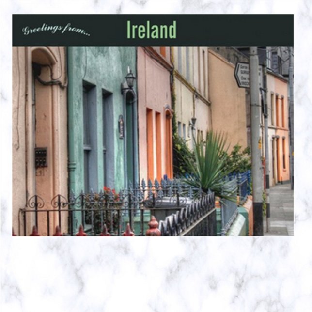 Una calle en Cork Irlanda Tarjeta postal (Subido por el creador)