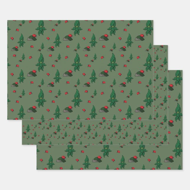 Una caminata en el conjunto de papel de Wrapping d (Set)