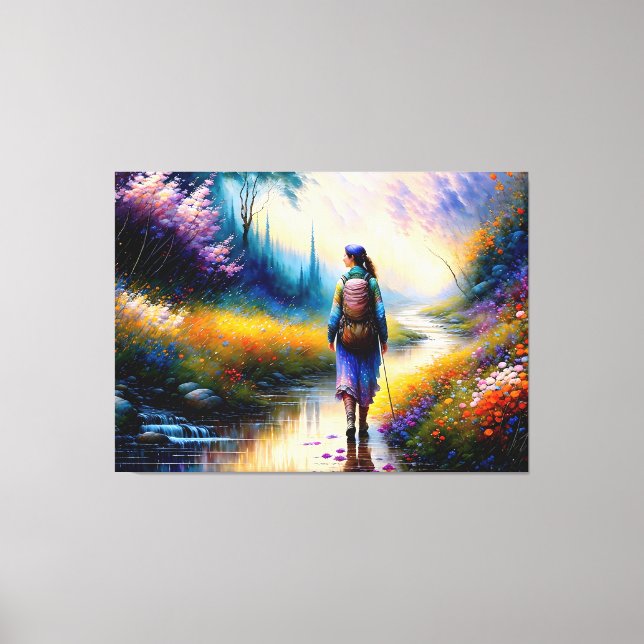 Una caminata en la obra de arte de Woods (Anverso)