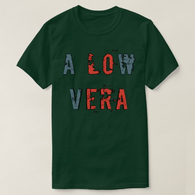 Una camiseta baja de Vera (Diseño del anverso)