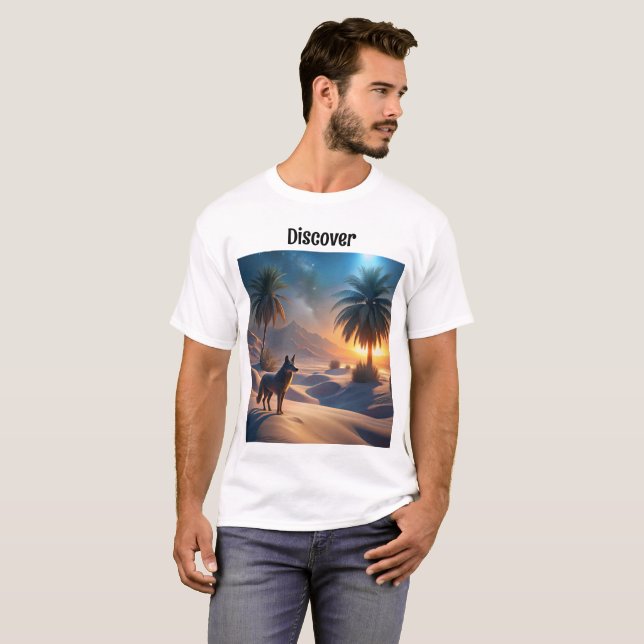 Una camiseta creativa para el descubrimiento salva (Anverso completo)