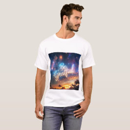 Una camiseta creativa para sentirse agradecida