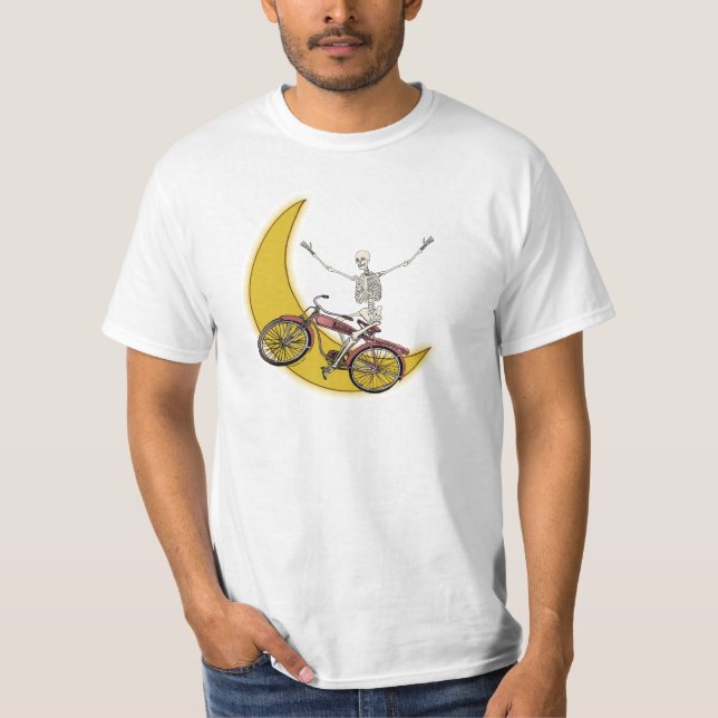 Una camiseta de bicicleta esqueleto (Anverso)
