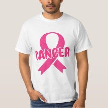 Una camiseta de concienciación sobre el cáncer en 