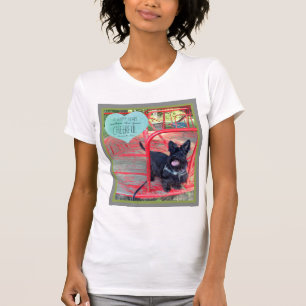 Una camiseta de corazón feliz