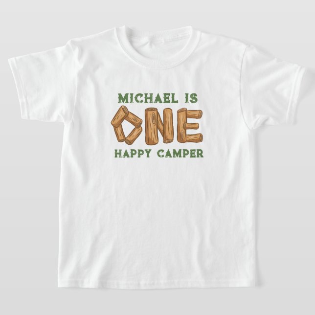 Una camiseta de cumpleaños de Camper feliz (Distribución)