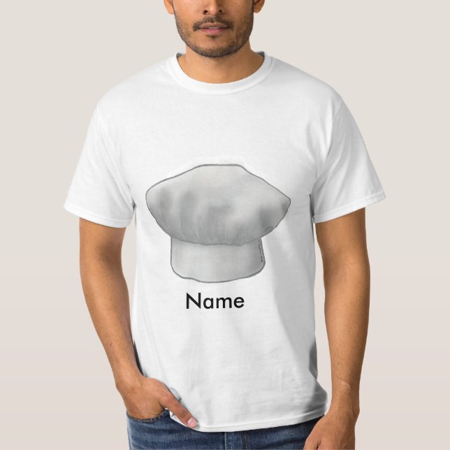 Una camiseta de gorra de chef (Anverso)