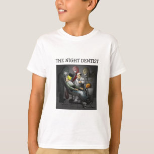 Una camiseta de Halloween en el dentista