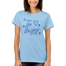 Una camiseta de I love Jazz linda