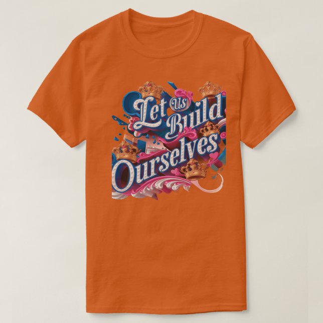 Una camiseta de ilustracion vibrante en 3D (Diseño del anverso)