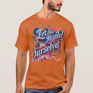 Una camiseta de ilustracion vibrante en 3D