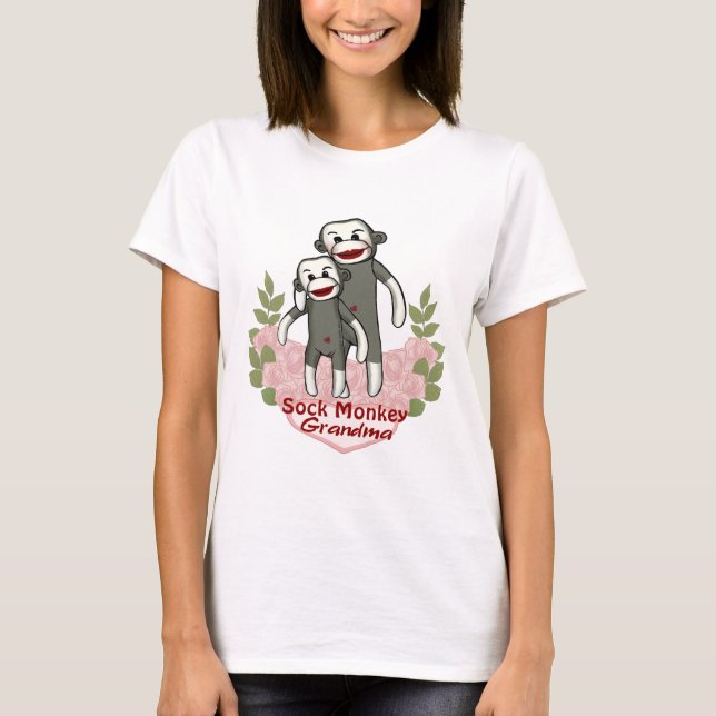 Una camiseta de la abuela del mono de rock (Anverso)