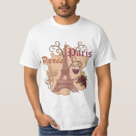 Una camiseta de la Torre Eiffel de Francia