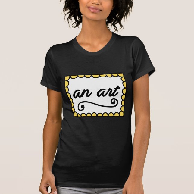 Una camiseta de las mujeres del arte (Anverso)