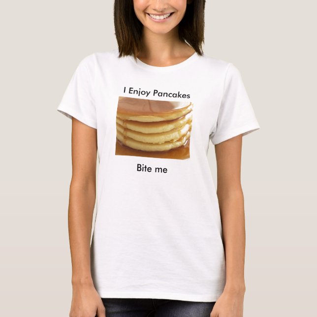Una camiseta de panqueque para los amantes del pan (Anverso)