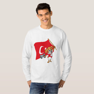 Una camiseta de perro fan turco