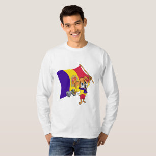 Una camiseta de perro fanático andorrano