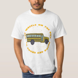 Una camiseta de Ruedas de Autobús Escolar