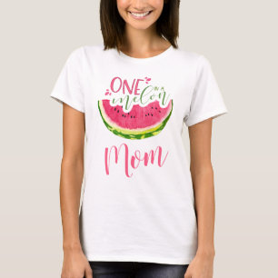 Una camiseta de sandía de mamá melón para mujeres